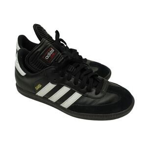 Adidas Mens Samba Classic Soccer Shoes Sneakers Black Running White Size 8.5